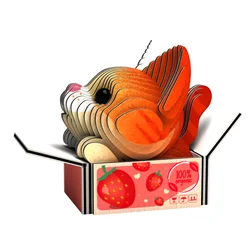 EUGY Mačka Pumpkin 3D kartonska sestavljanka