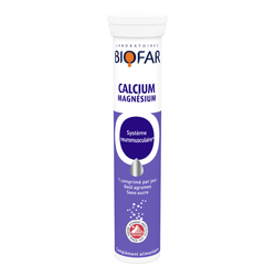 Biofar kalcijum i magnezijum 20 šumećih tableta