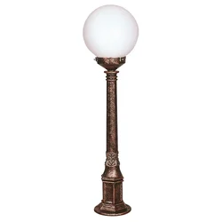 Opviq Spoljna lampa BSU-68160-BKR-M2-BOP, 90 cm, Podna, IP65, E27, 60W, Braon