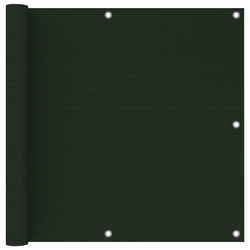 Balkonski zastor tamnozeleni 90 x 600 cm HDPE