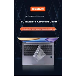 Ecola Zaštitna folija za tastaturu, Lenovo Xiaoxin 14 SE 2025, TPU, EL036, Providna