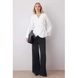 Trendyol Milla ženska bluza Twoaw26Bz00052, bela