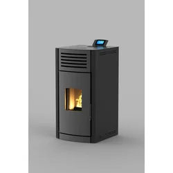 MARELI Kamin na pelet ONYX Hydro 30 (4kW + 26kW) crna