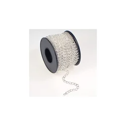 Lanac okrugli manji 5*4 mm srebro