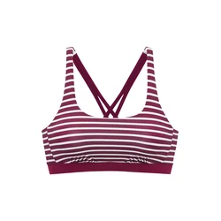 VENICE BEACH Bikini zgornji del jajčevec / bela