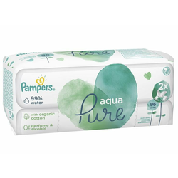 Pampers Aqua Pure vlažilni robčki, 2x 48 kosov