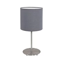 Eglo 55215 - Stona lampa PASTERI 1xE14/40W/230V siva