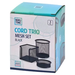 Biro Time cord trio žičani set 3k crna ( 482052 )
