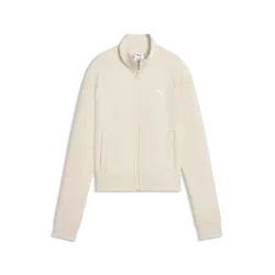 Puma ESS SLIM TRACK JACKET DK, ženski duks bez kapuljače, bež 634323