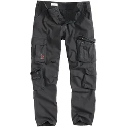 SURPLUS AIRBORNE SLIMMY CRNE PANTALONE