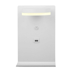Compact Wall Lamp  4W Led White + Charge Usb