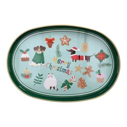 Tognana Poslužavnik Serving Pet & Gift, Ovalni, 44x30 cm, Šareni