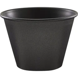 GENWARE Posodica iz nerjavečega jekla, kovinska, 425 mm, premer: 60 mm, črna