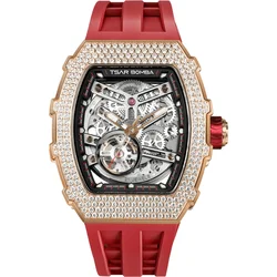 Tsar Bomba TB8208D-12 Mens Watch Elemental Zirconia Automatic 43mm 5ATM