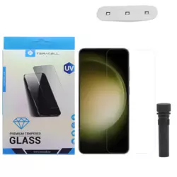 Zastitno staklo UV Glue Full Cover + lampa za Samsung S24 Plus/ S926B