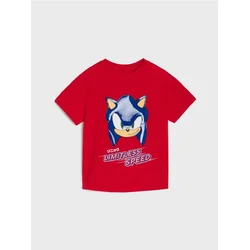 Sinsay - Majica Sonic the Hedgehog: Modern - crvena