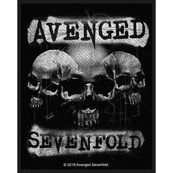 Avenged Sevenfold 3 Skulls Našitek za šivanje
