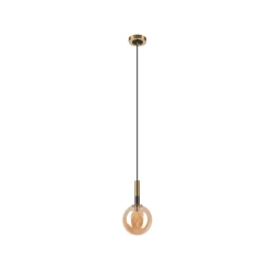 Luster na sajli ROLLO 1xG9/5W/230V zlatna/zadimljena bež