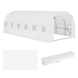 Homestar Zamenjava pokrova rastlinjaka 600x300x200 cm bela