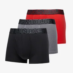 Bokserji Under Armour M Performance Cotton 3in 3-Pack Grey S