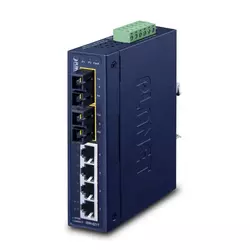 PLANET ISW-621T network switch Unmanaged L2 Fast Ethernet (10/100) Blue (ISW-621T)