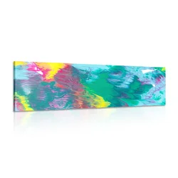 Slika abstrakcija v pastelnih barvah - 90x30