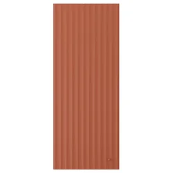 TERRSJÖ Vrata, crveno-smeđa talasasta šara, 40x100 cm