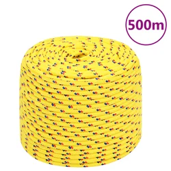 Brodski konop žuti 8 mm 500 m od polipropilena