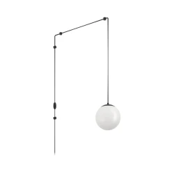 EGLO Rondo 3 Visilica, E27, 1x40W, IP20, Crna