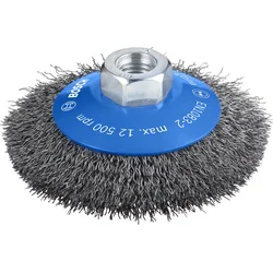 Poševna ščetka PRO Metal clean, 100 x 0,3 mm, navoj