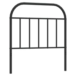Vidaxl Kovinsko nadomestno vzglavje črno 80 cm