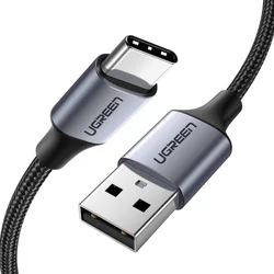 shumee Kabel USB - USB-C QC 3.0 3A 1m siv
