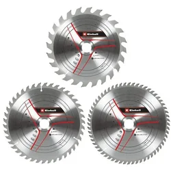 Einhell Set reznih listova 250 x 30 T24/42/60, 3 komada