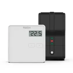 TECH-REGULATORJI WG.11.0463 Dvostopenjski sobni regulator ST-294 v2 TECH Brezžični regulatorji beli