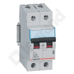 LEGRAND Odklopnik S 302 2P C 20A 6000A TX3