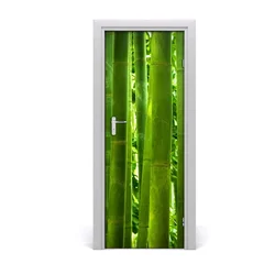 tulup.si Nalepka na vratih Bamboo 95x205 cm