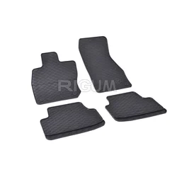 Rigum Tipske gumene patosnice za Volkswagen Touran 5M 2003, Crne