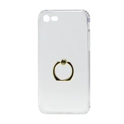 Maska HOCO Metal Finger Holder za iPhone 7/8/SE (2020)/SE (2022) zlatna