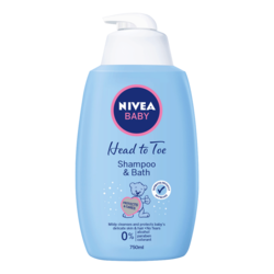 NIVEA Baby šampon i kupka sa pumpicom