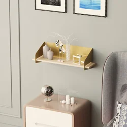 Hanah Home Zidna polica Long Arm, 60x20x19 cm, Zlatne boja