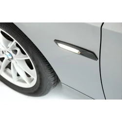 OEM Kristalni LED bočni migavci BMW E46 / E60 / E90 M-Look (03-05), Crni