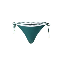 Banana Moon Bikini hlačke  smaragd / bela