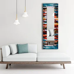 Wallity Ogledalo 40120NISMA 026, 100x20cm, Šareno