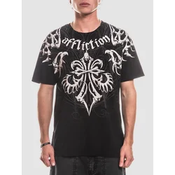 Affliction Skeleton moška majica black