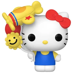 Vinilna figurica Funko POP! Sanrio Hello Kitty z balonom v obliki letala - Special Edition #144