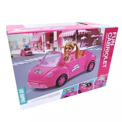 Kabriolet s punčko - 4 kosi