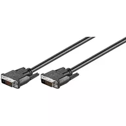 MicroConnect DVI-D 24+1-pin 1m M-M Črn