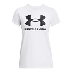 Under Armour W SPORTSTYLE LOGO SS, ženska majica, bijela 1356305