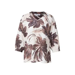 MORE & MORE Bluza modra / roza / bordo / off-bela