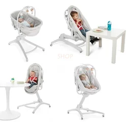 Chicco Baby Hug 4 u 1 Glacial / ležaljka, kolevka, hranilica i stolica